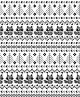 New Year's Christmas pattern pixel vector illustration