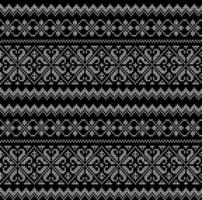 Knitted Christmas and New Year pattern. Wool Knitting Sweater Design. Wallpaper wrapping paper textile print. vector