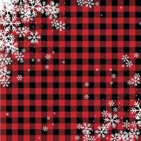 patrón de navidad y año nuevo en buffalo plaid. fondo festivo para diseño e impresión vector