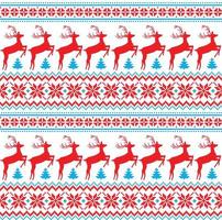 Knitted, pixel Christmas and New Year pattern. Wool Knitting Sweater Design. Wallpaper wrapping paper textile print. Eps 10 vector
