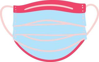 Surgical mask illustration vector