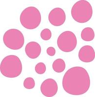 Abstract large dots shape illustration vector