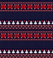 New Year's Christmas pattern pixel vector illustration eps