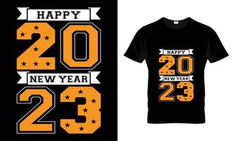 Happy new year 2023 vector