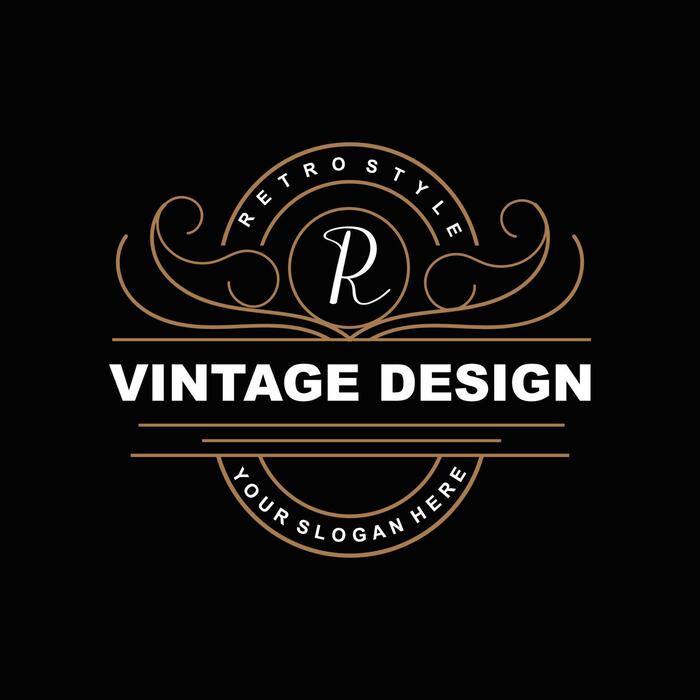 Retro Style Logo Vector Art, Icons, and Graphics for Free Download