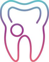 Tooth Hole Vector Icon