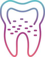 Infected Tooth Vector Icon