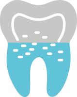 Infected Tooth Vector Icon