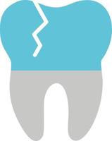 Broken Tooth Vector Icon