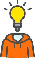 Think Outside Vector Icon