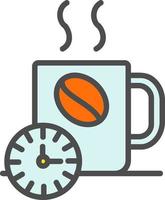 Coffee Time Vector Icon