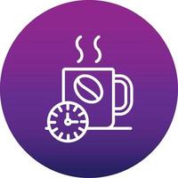 Coffee Time Vector Icon