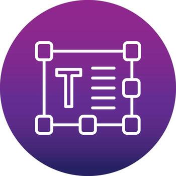 icono de vector de editor de texto