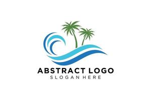 Abstract water wave splash logo symbol and icon design. vector