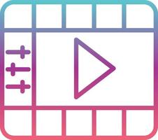 Video Editor Vector Icon