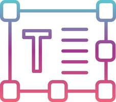 icono de vector de editor de texto