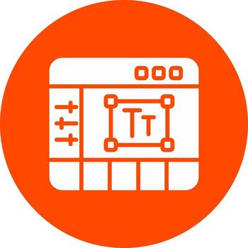 icono de vector de editor de texto