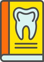 Dental  Book Vector Icon