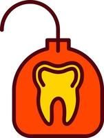 icono de vector de hilo dental