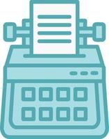Typewriter Vector Icon