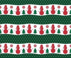 Knitted Christmas and New Year pattern esp 10 vector