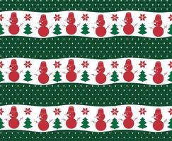 Knitted Christmas and New Year pattern esp 10 vector