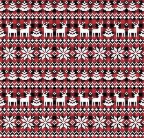 Christmas and New Year pattern at Buffalo Plaid. Festive background for design and print vector