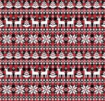 Christmas and New Year pattern at Buffalo Plaid. Festive background for design and print vector