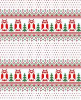 New Year s Christmas pattern pixel vector illustration eps