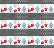 Knitted Christmas and New Year pattern esp 10 vector