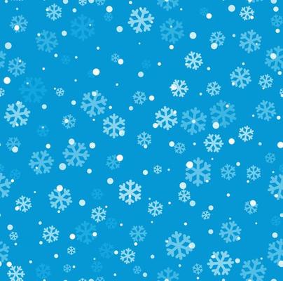 vector seamless winter cristmas pattern with snowflakes