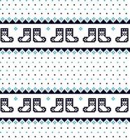 New Year s Christmas pattern pixel vector illustration eps