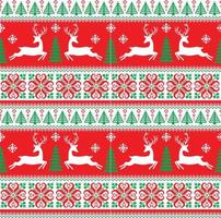 Knitted, pixel Christmas and New Year pattern. Wool Knitting Sweater Design. Wallpaper wrapping paper textile print. Eps 10 vector