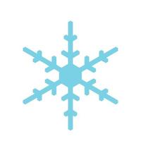 Vector  snowflake  icon.  illustration for web