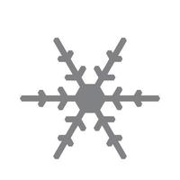 Vector  snowflake  icon.  illustration for web