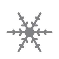 Vector  snowflake  icon.  illustration for web