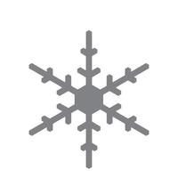 Vector  snowflake  icon.  illustration for web