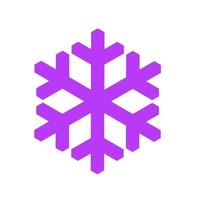 Vector  snowflake  icon.  illustration for web