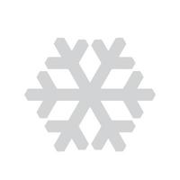 Vector  snowflake  icon.  illustration for web