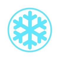 Vector  snowflake  icon.  illustration for web