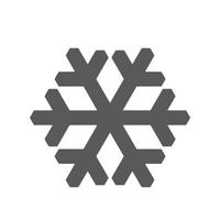 Vector  snowflake  icon.  illustration for web