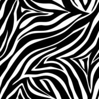 Vector animal print. Zebra ornament. Seamless pattern