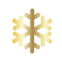 Vector  snowflake  icon.  illustration for web