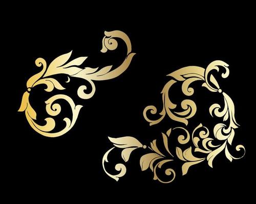 Vector damask vintage baroque scroll ornament swirl. Victorian monogram heraldic shield swirl. Retro floral leaf pattern border foliage antique  acanthus calligraphy engraved tattoo.Tile decor element