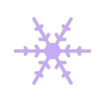 Vector  snowflake  icon.  illustration for web