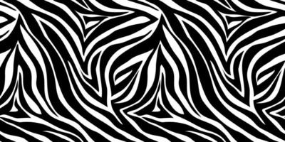 Vector animal print. Zebra ornament. Seamless pattern
