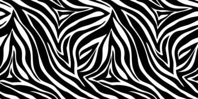 Vector animal print. Zebra ornament. Seamless pattern