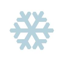 icono de copo de nieve vectorial. ilustración para web vector