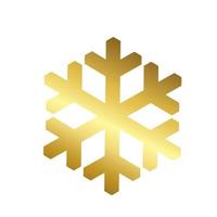 icono de copo de nieve vectorial. ilustración para web vector