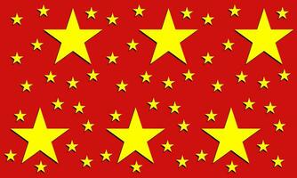 Vietnam with Star Background Pattern. Template banner, poster, greeting cards. vector